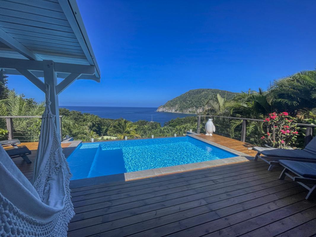 Location villa avec piscine Deshaies Guadeloupe_ Piscine - 2